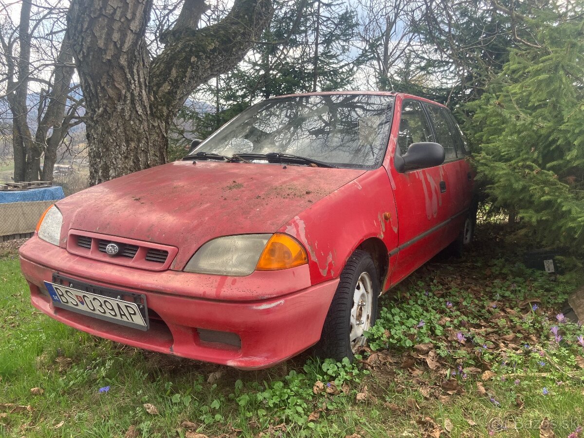 Predam subaru justy 4x4 v celku