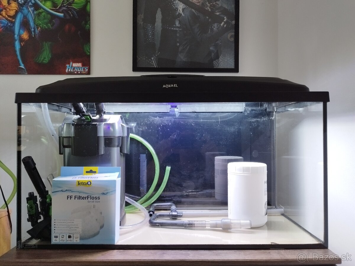 Predám 112l akvárium komplet set