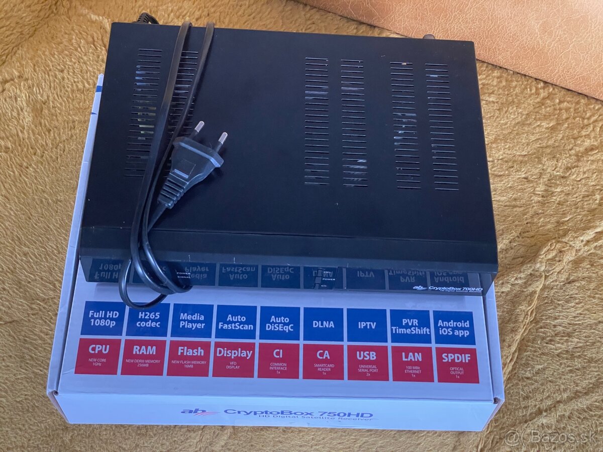 Predám zachovalý setobox abcryptobox 700hd.