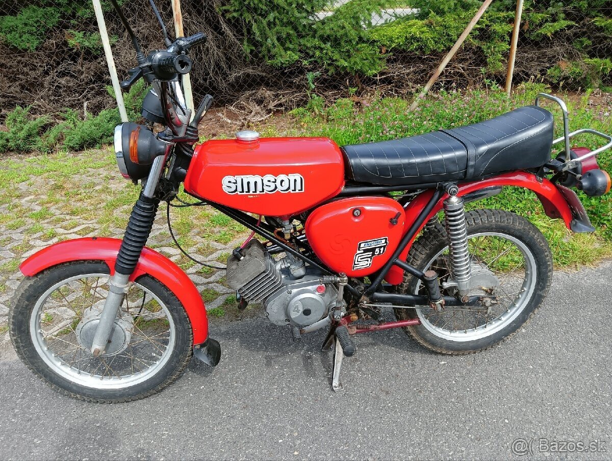Simson S51 s Tp a Špz