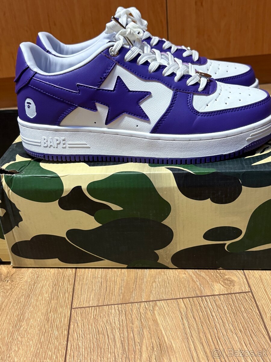 A Bathing Ape Bape Sta White Purple