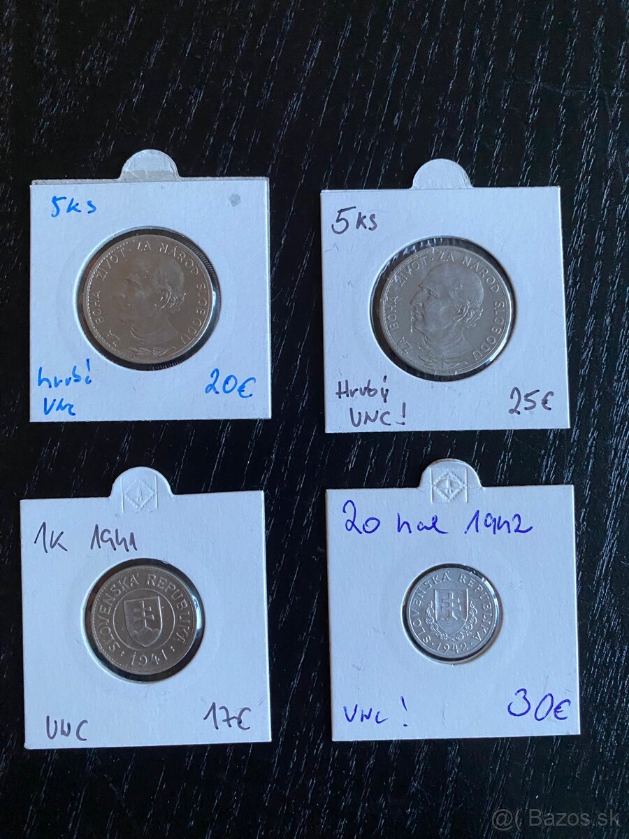 Mince Slovenský štát unc