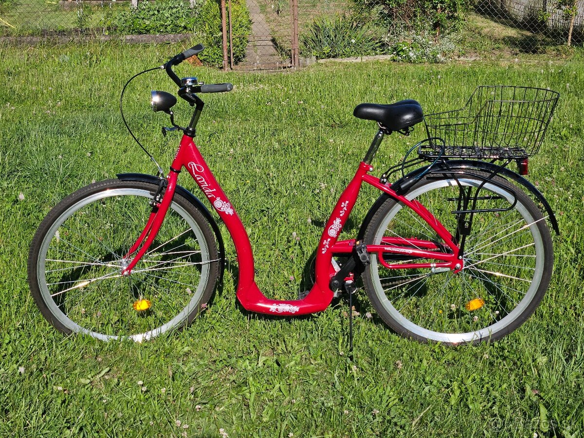 Dámsky bicykel pre seniorov