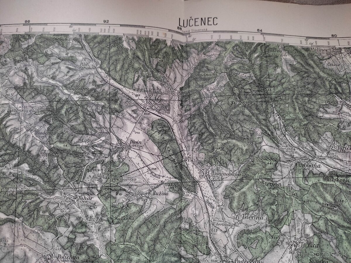 Stara mapa originál z I. ČSR - Lučenec