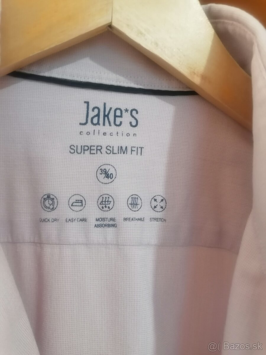 Košeľa pánska super slim fit Jake´s 39/40