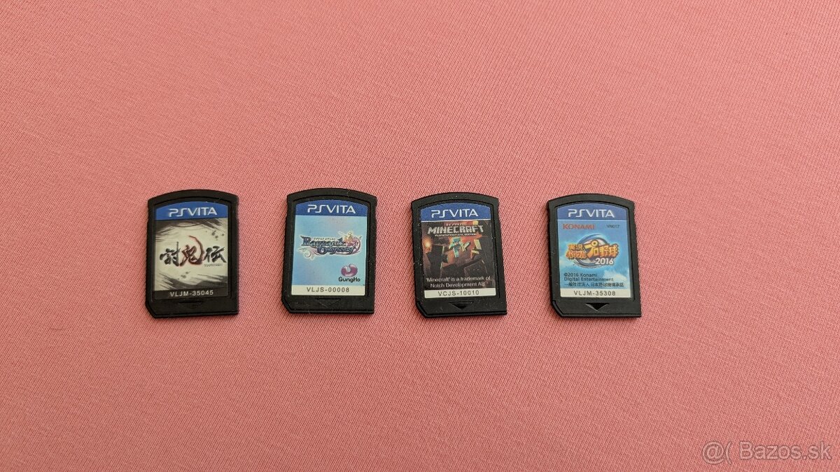 PS Vita hry: Minecraft, Ragnarok Odyssey, Toukiden, Baseball
