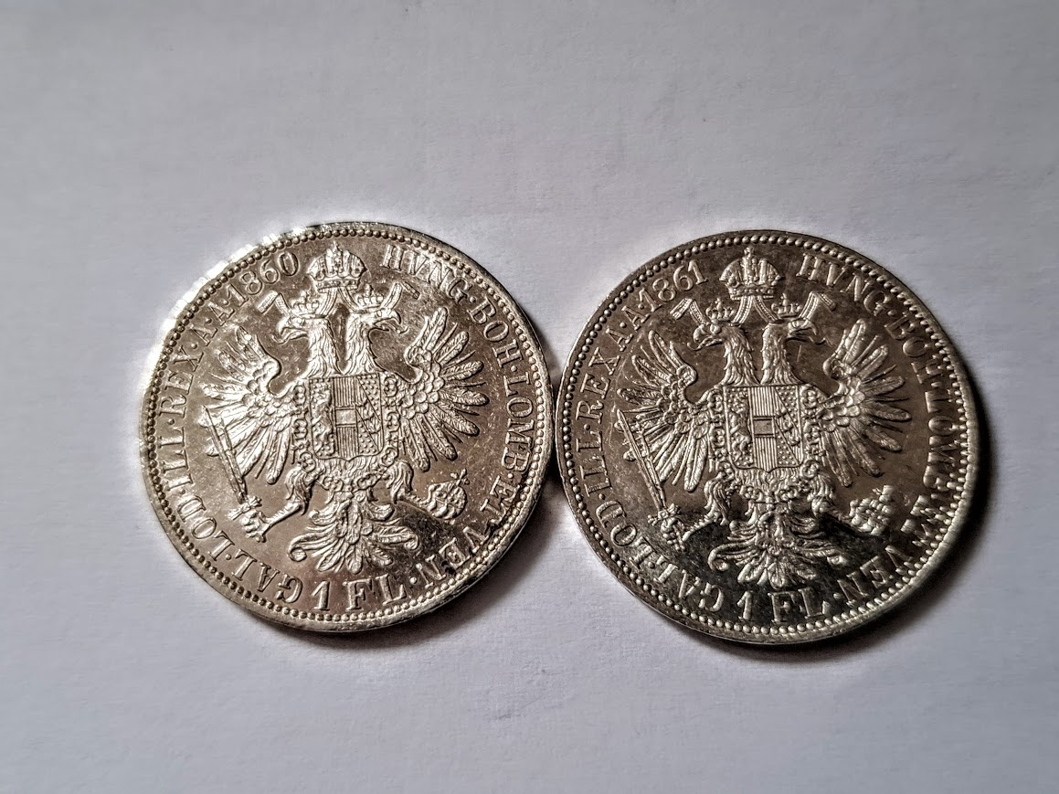 MINCE FJ.I.RAKUSKE 1ZLATNIKY1860A1861A
