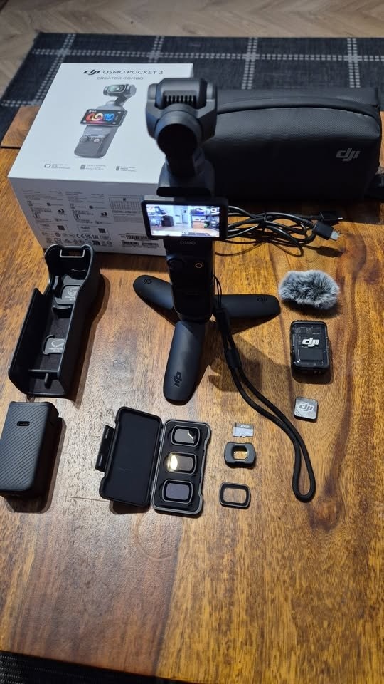 DJI Osmo Pocket 3 Creator Combo + filtre
