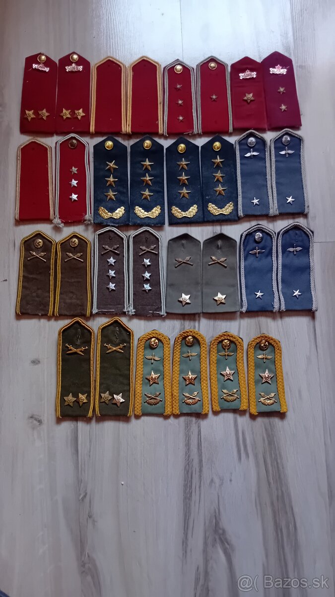 Generálske, policajné a vojenské vylozky