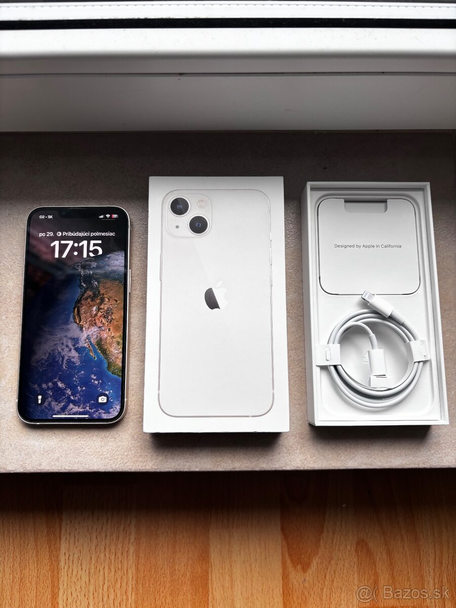 iPhone 13, 256 GB, BIELY