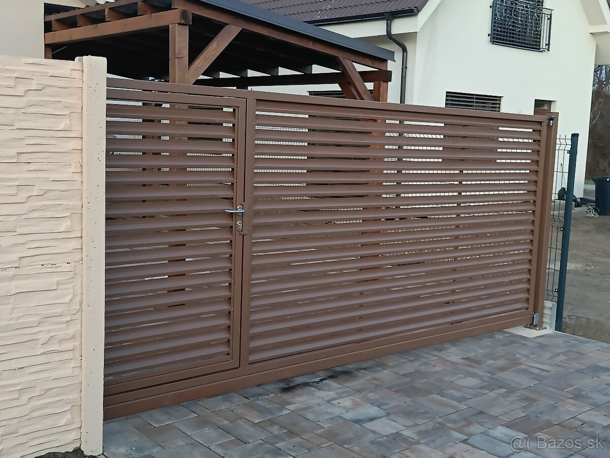 Brány,kovovýroba,zábradlia, prístrešky