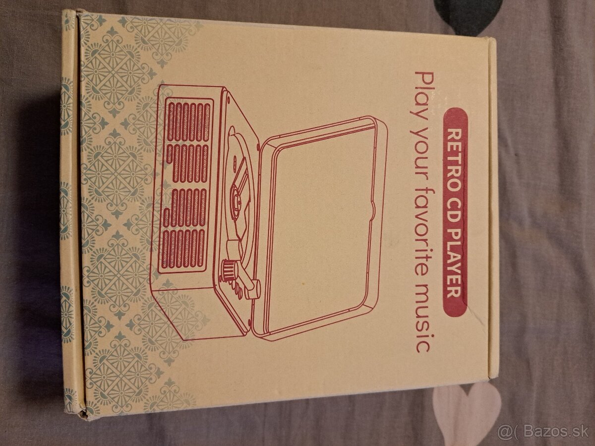 retro CD prehrávač