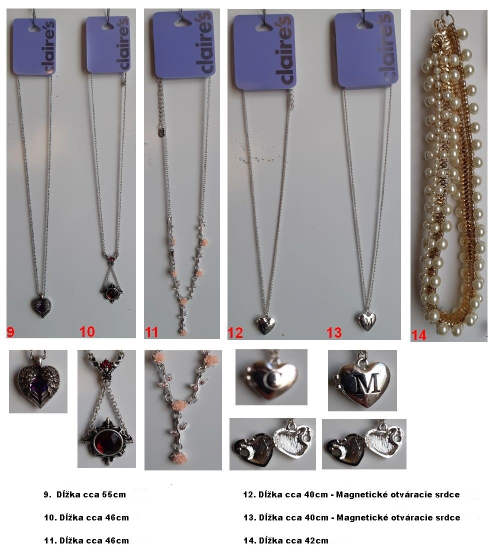 Nahrdelniky - bizuteria Claire's
