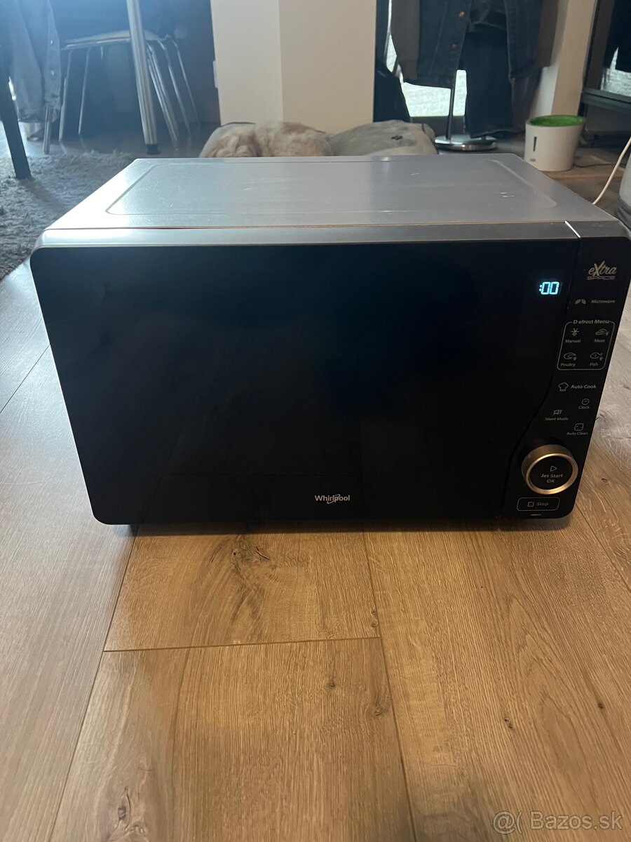 Mikrovlnná rúra Whirlpool MWF 421 SL čierna/strieborná