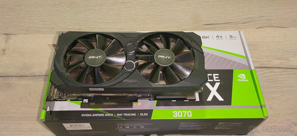 PNY Nvidia RTX 3070 8 GB Samsung