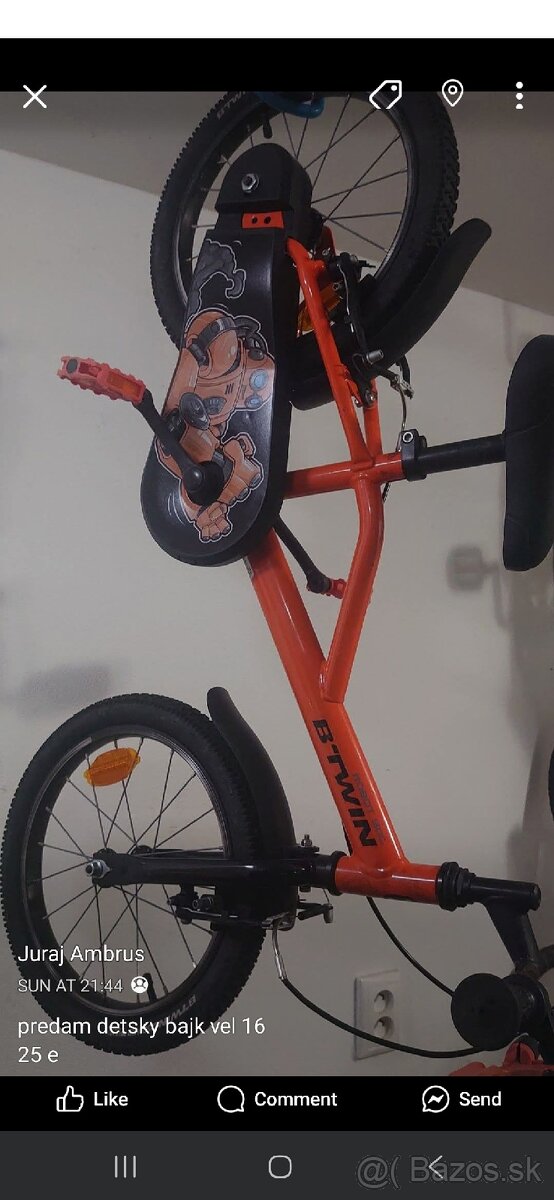 Predam detsky bicykel vel. 16