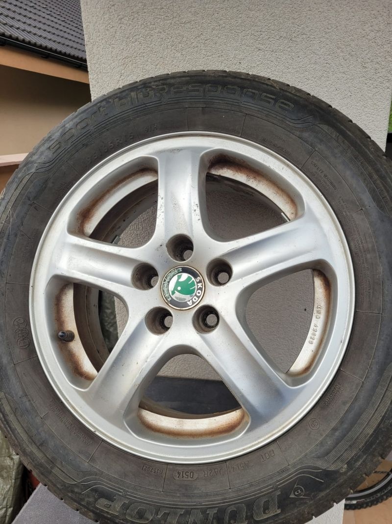 =SKODA Alu Disky R15 6Jx15 ET 38, 5x100=