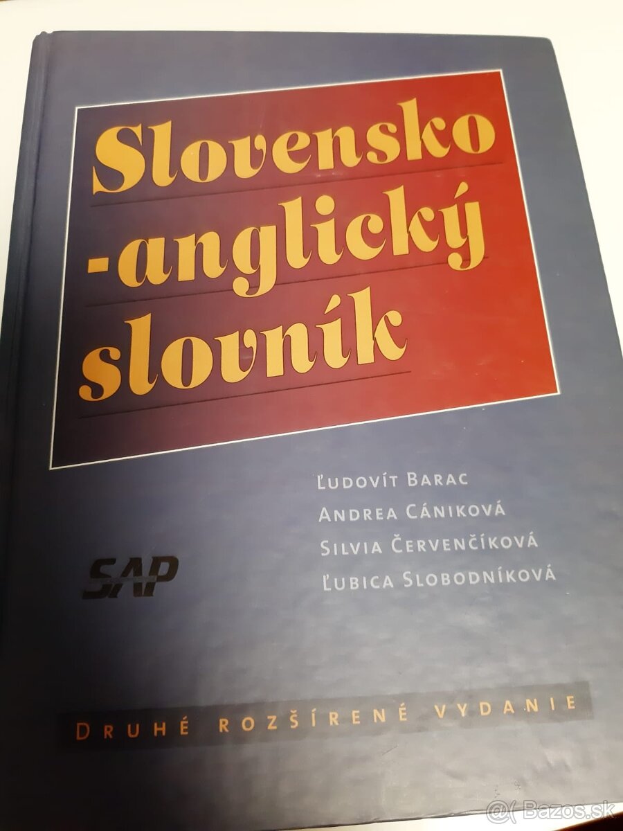 Slovensko-anglický slovník
