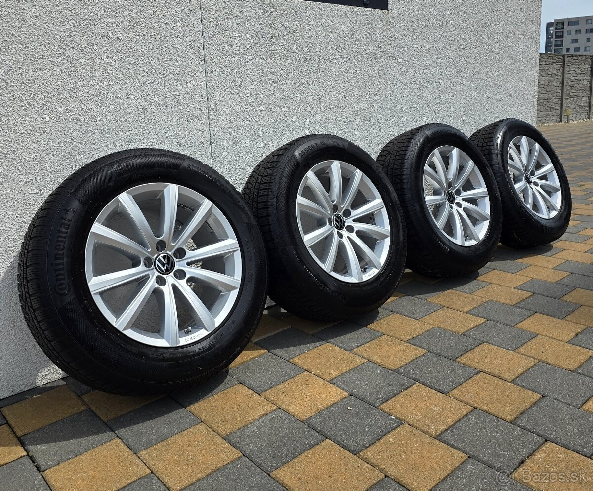 Zimné VW Touareg III 5x112 255/60 R18 Continental DOT 3020