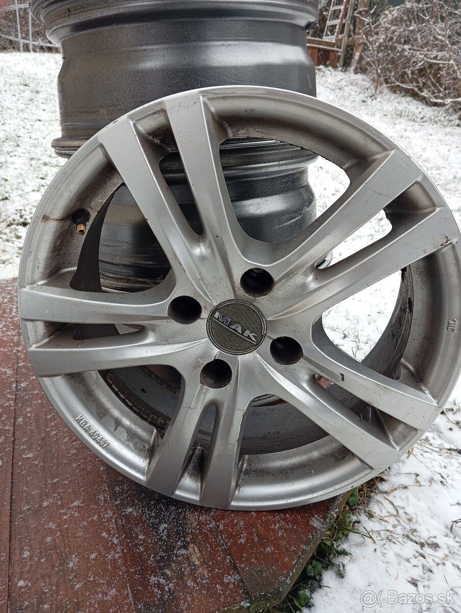 Hliníkové disky R16 výrobca MAK