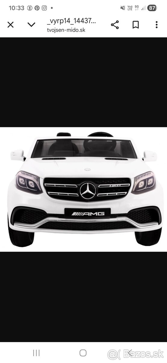 Predám mercedes pre deti