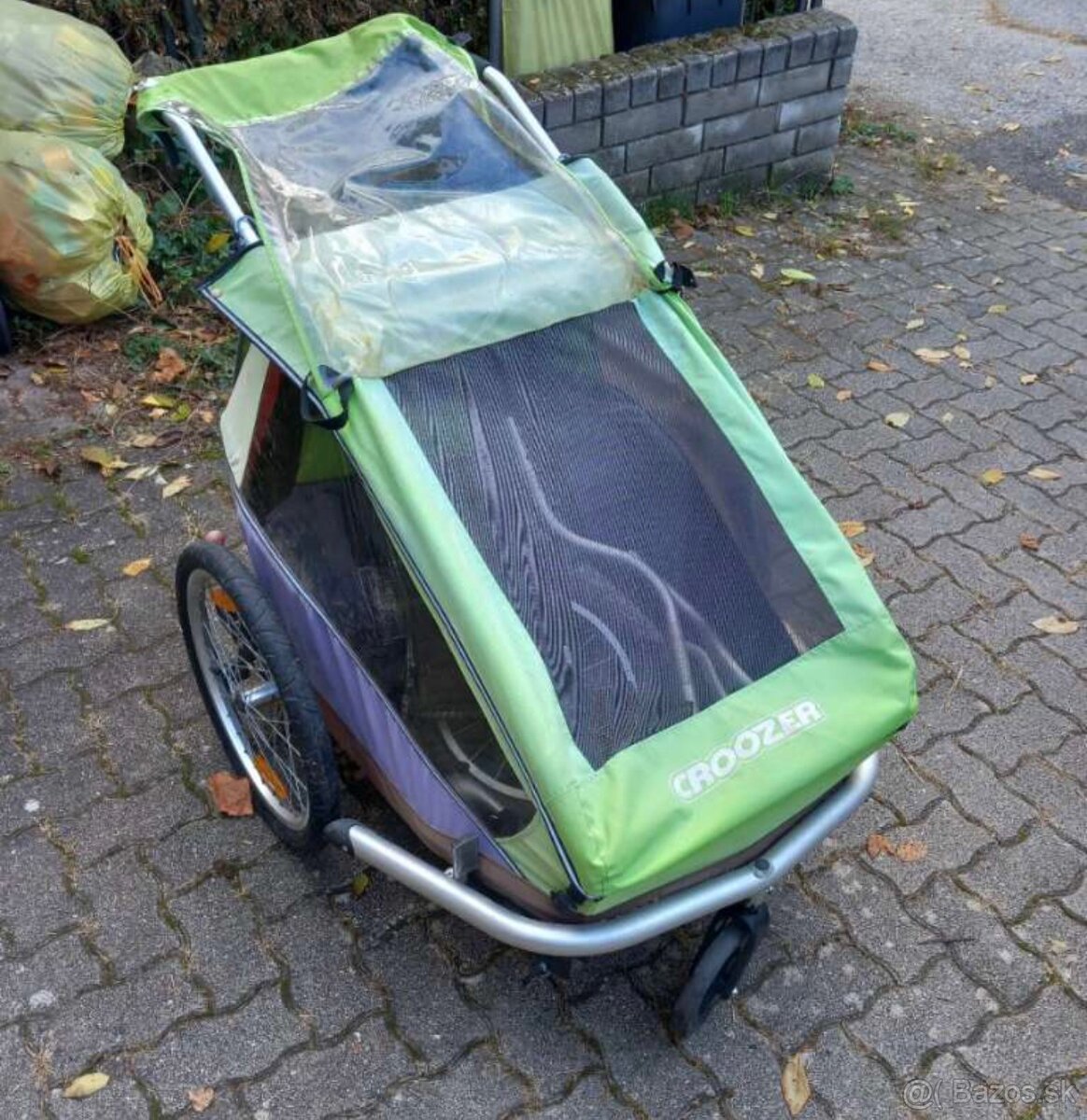 Cyklovozik croozer pre 2 deti
