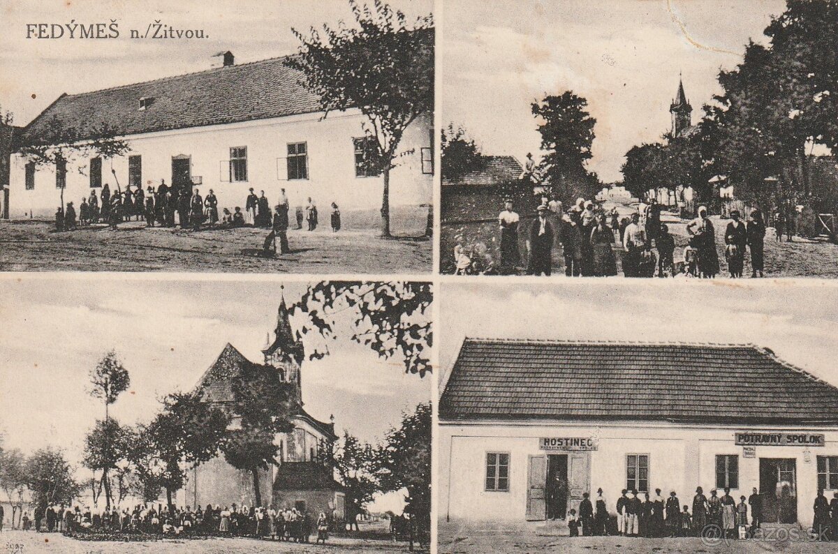 Predám pohľadnicu Fedýmeš n/Žit.-Úľany n/Žit.