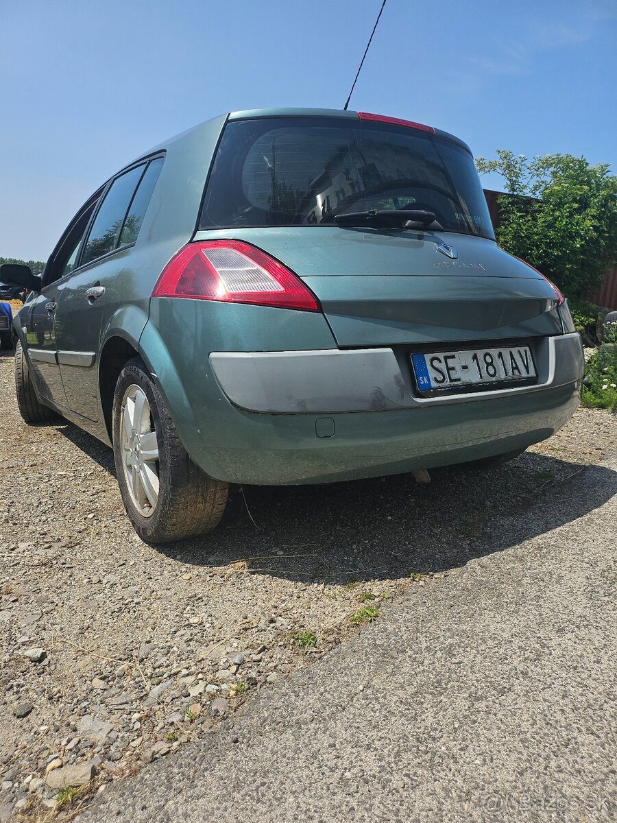 Renault Megane 1,6 l 16V benzín, SK pôvod
