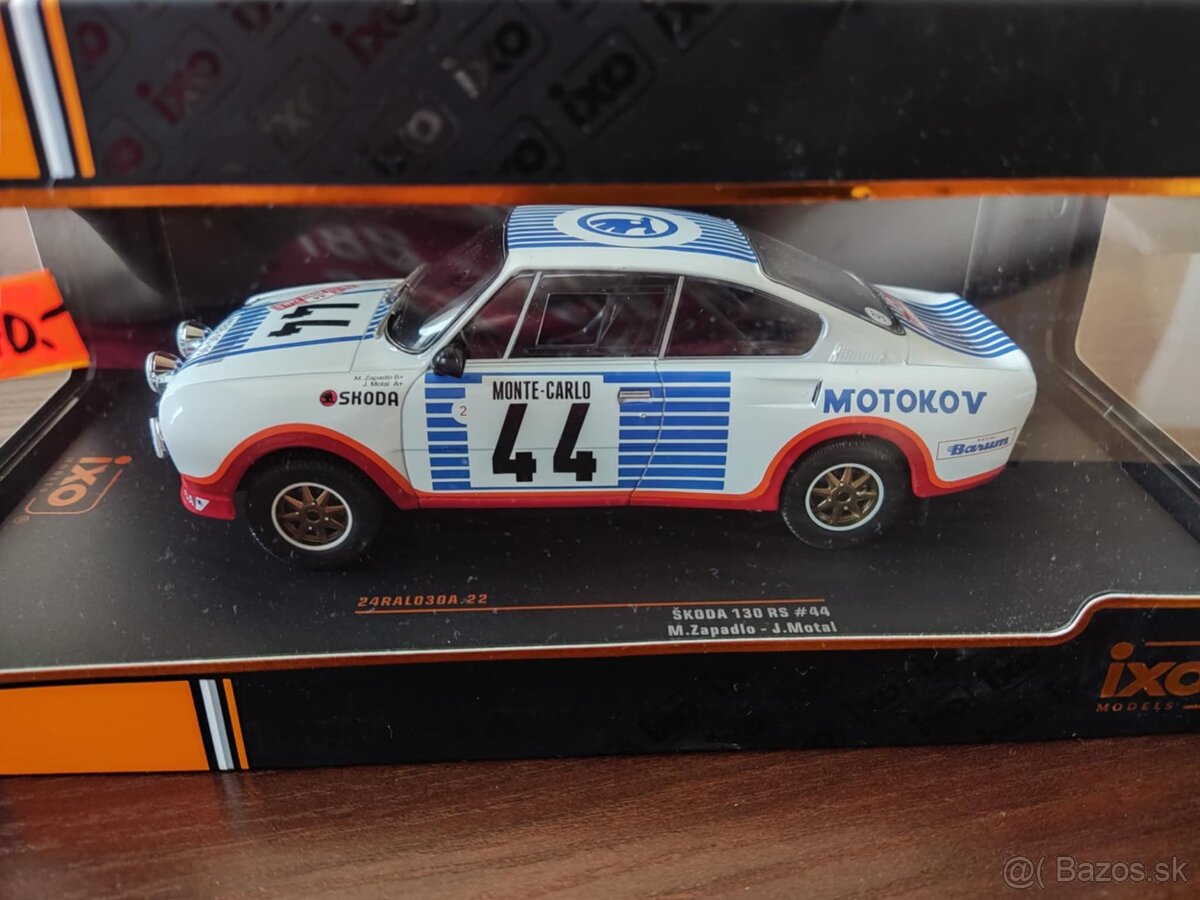Skoda 130 RS n44 Rallye Monte Carlo 1977 1:24