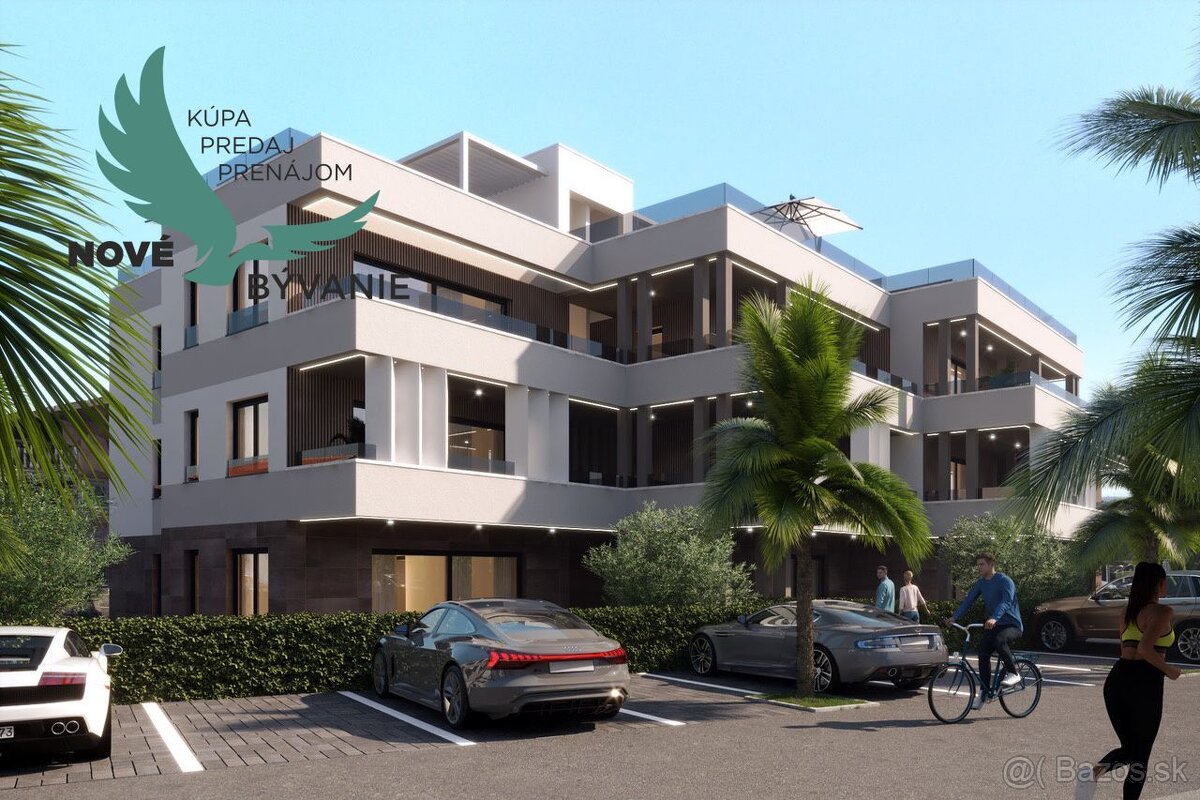 Novostavba apartmánu len 150m od mora s výhľadom na more vo