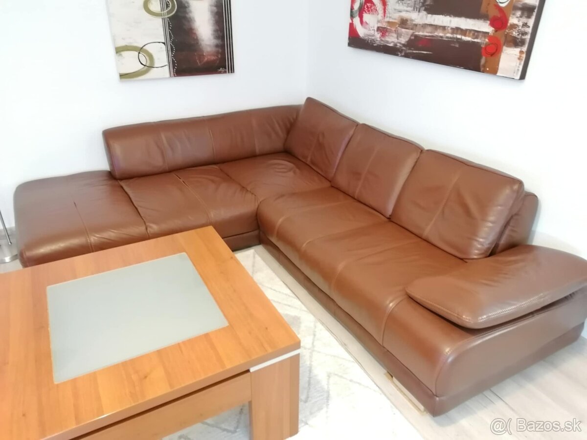 Kožená sedacia súprava