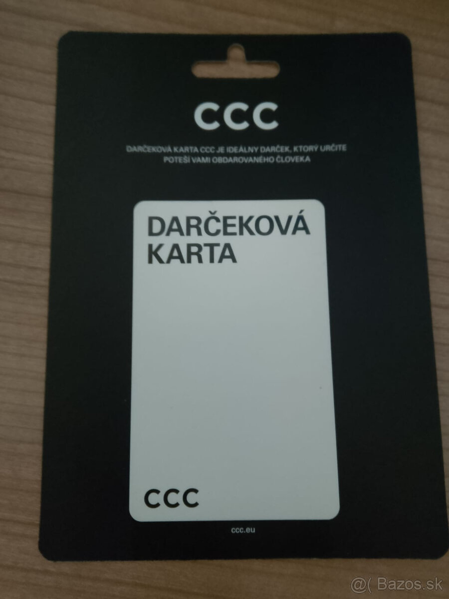 Darčekova Karta v hodnote 34,99 eur