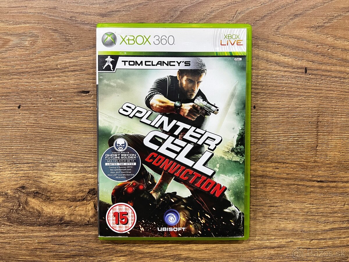 Hra na Xbox 360 - Tom Clancy’s Splinter Cell Conviction