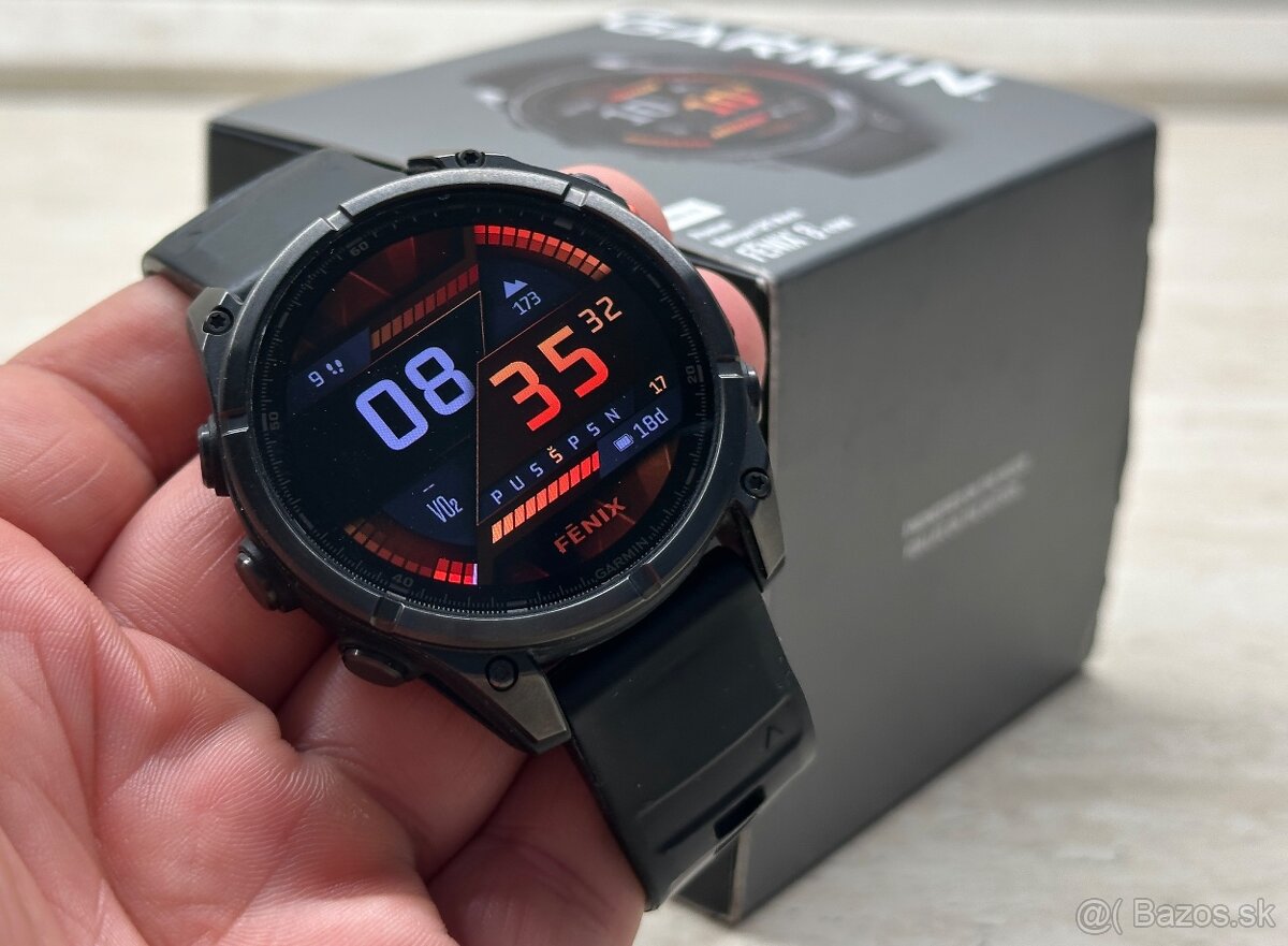 Garmin Fenix 8 AMOLED 47mm Gray/Black