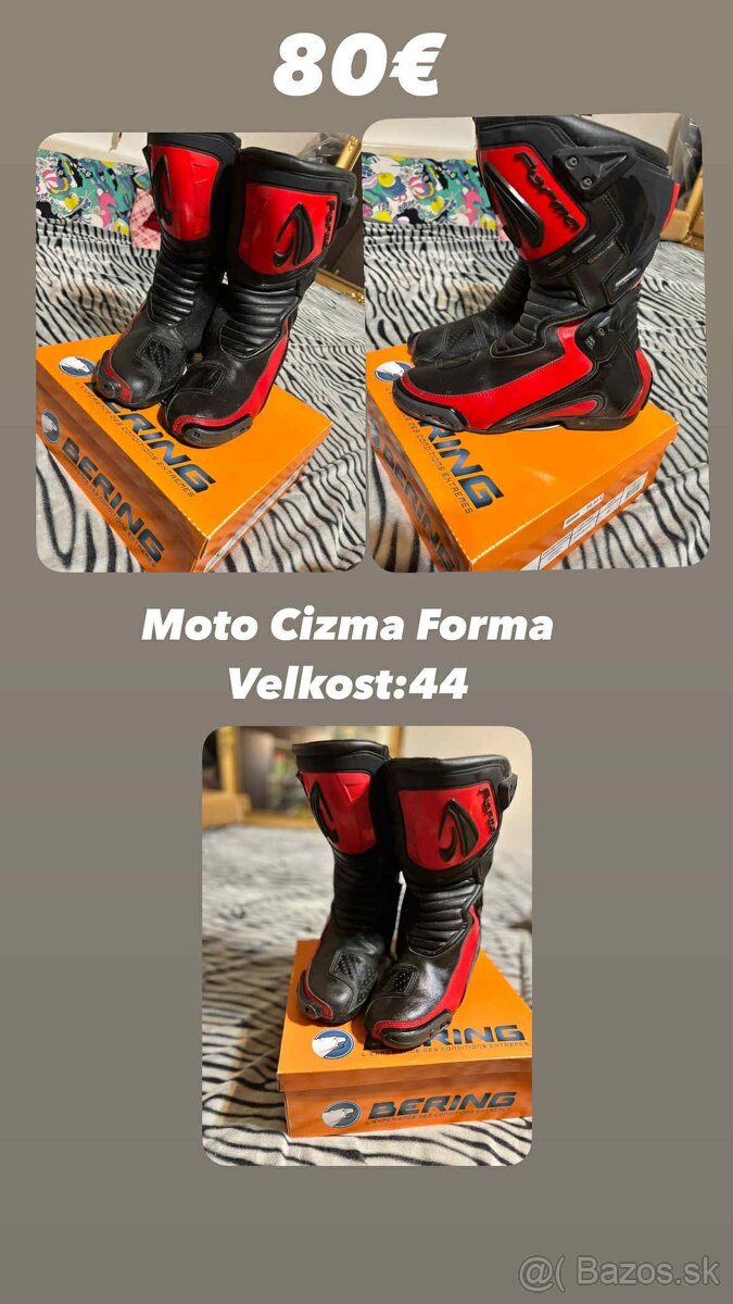 Moto obuvy+ moto oblecenie