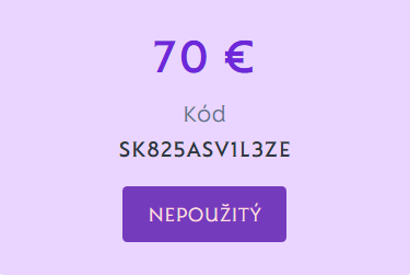 Darčekové poukazy Dajana Rodriguez