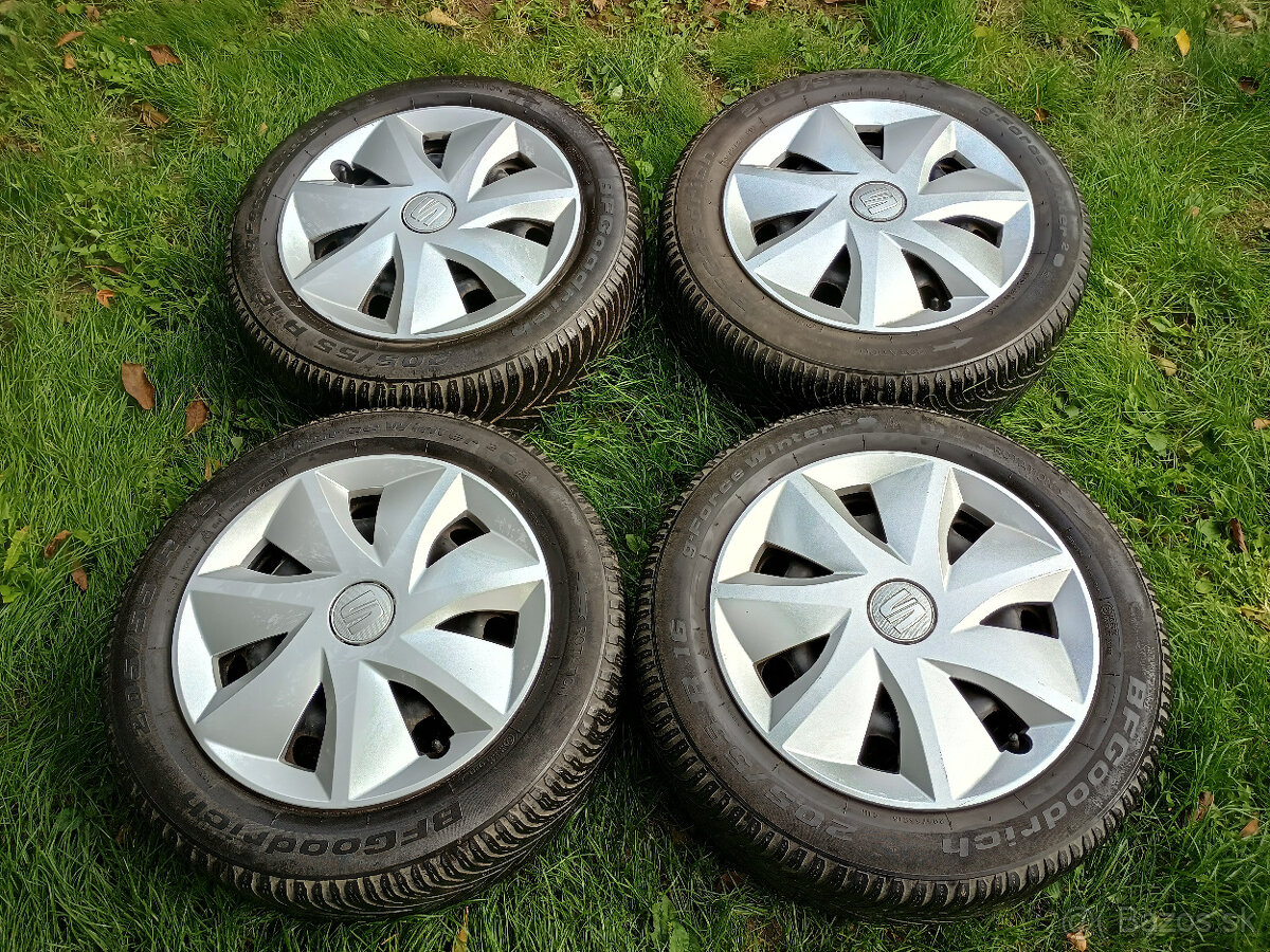PREDÁM 4X DISKY 5X112 R16 PLUS ZIMNÉ PNEU. 205/55 R16