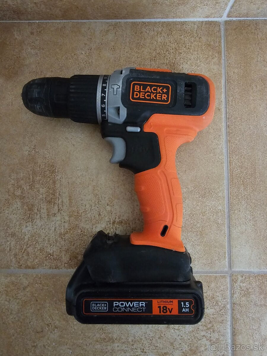 Aku príklepový skrutkovač 18v