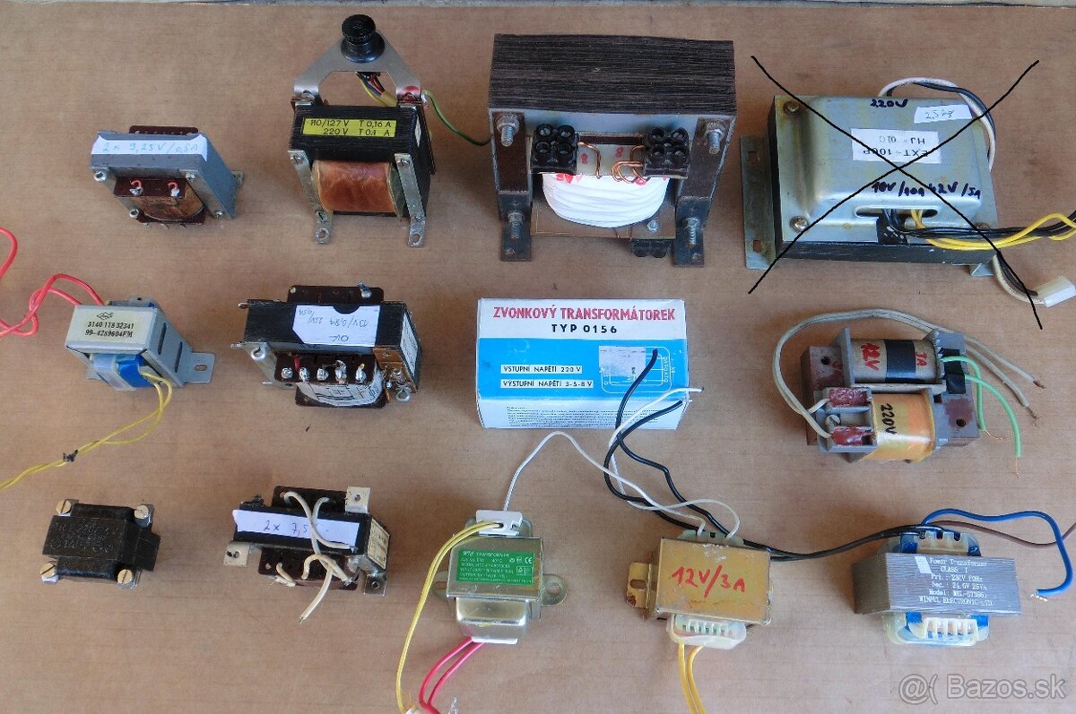 Rôzne transformátory .