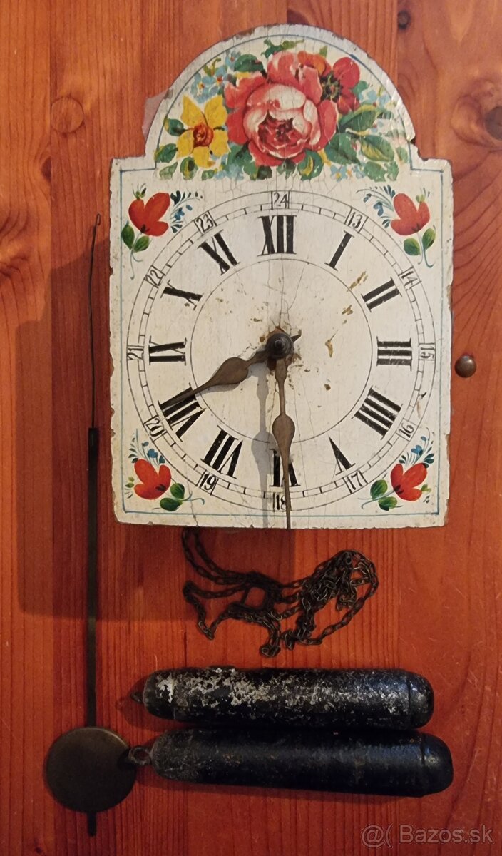 Starožitné sedliacké hodiny