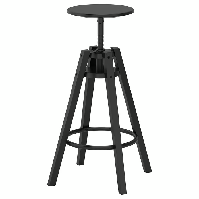 NOVÁ barová stolička DALFRED (IKEA) čierna