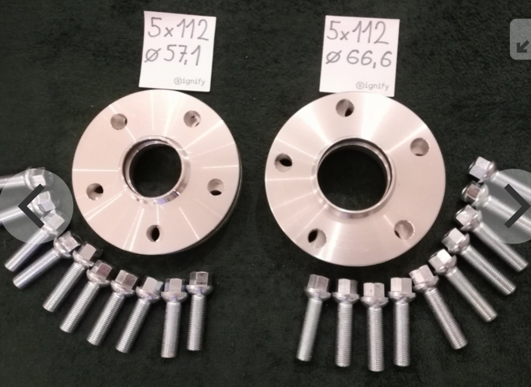 Rozsirovacie podlozky duralove 5X112 aj 5X120 aj iné