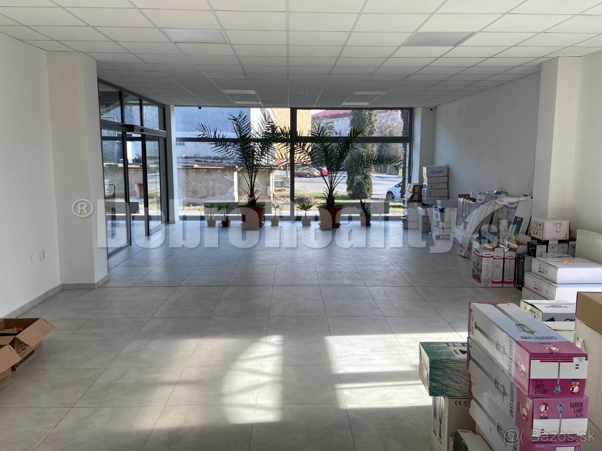 Na prenájom pekný obchodný priestor o rozlohe 110 m2 v Rima