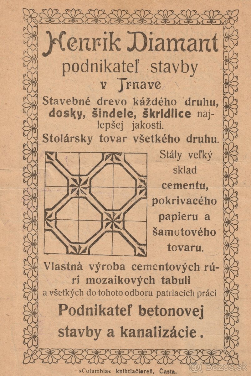 Reklamny letak - Trnava, 1.CSR