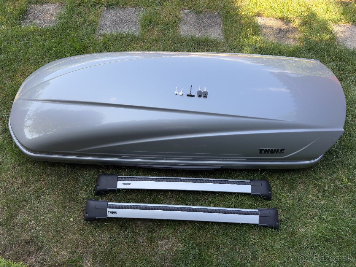 Strešný box Thule motion XL+ strešný nosič thule wingbar 959
