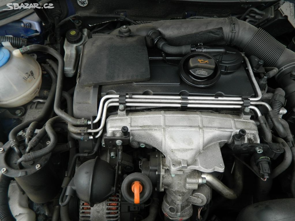 2.0 tdi 103kw bkd turbo, spojka, prevodovka octavia 2 skoda