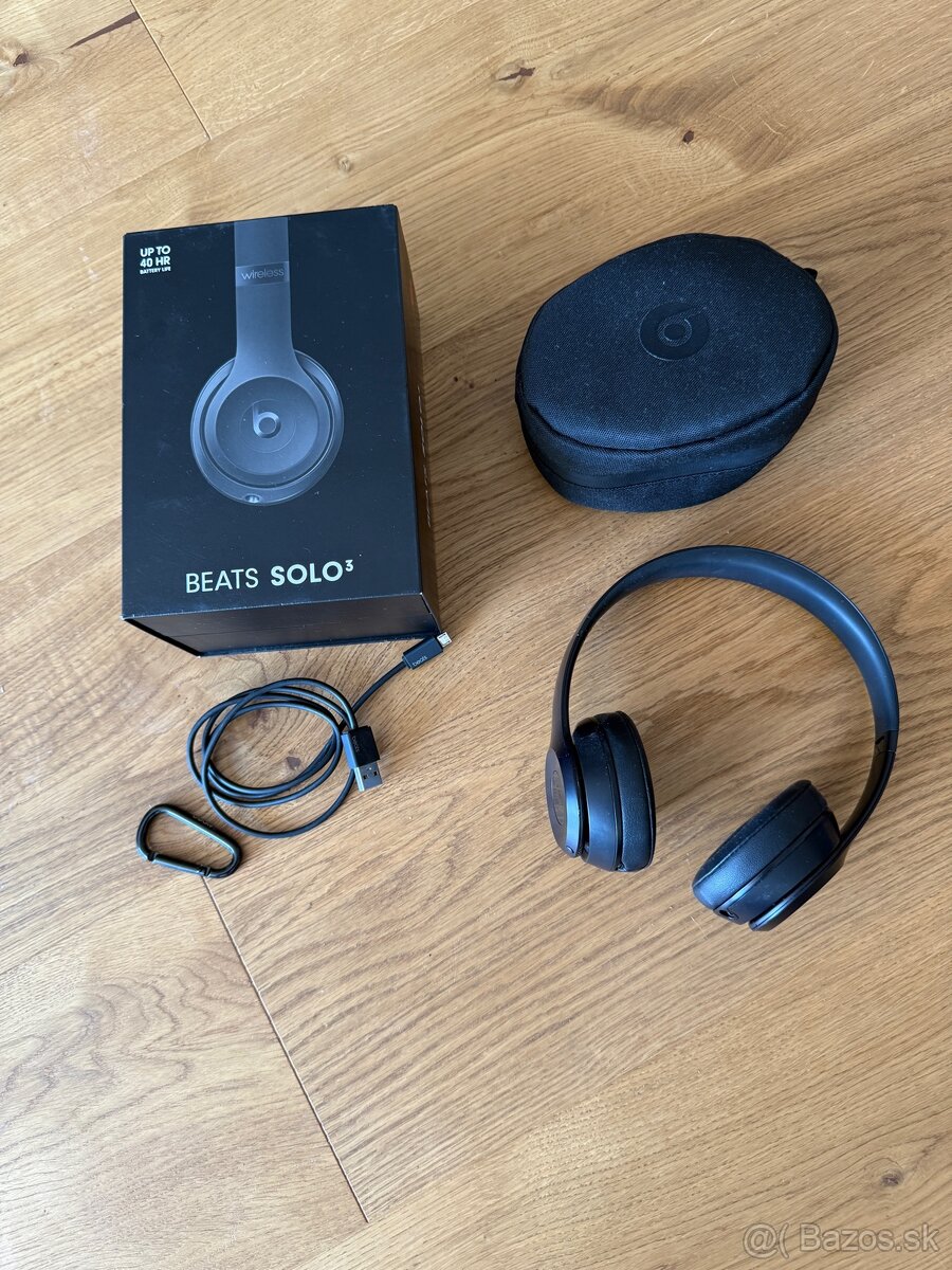 Beats solo 3 wireless slúchatka matt black TOP