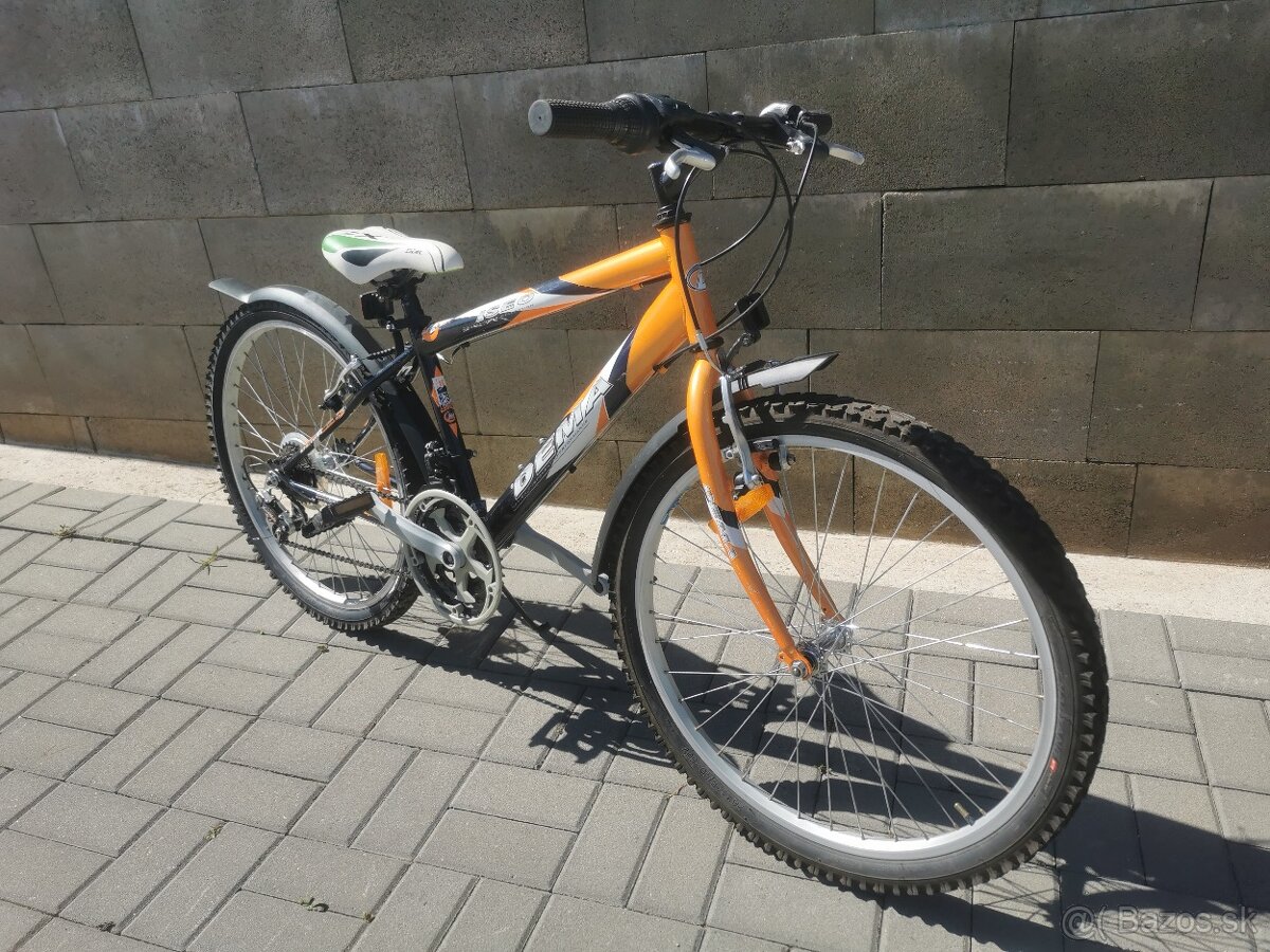 Detsky horsky bicykel Dema 14" oranzovy za 50€