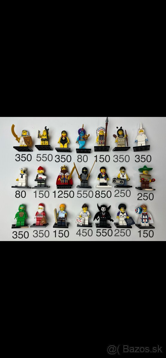 Lego sběratelské minifigurky, sada 4