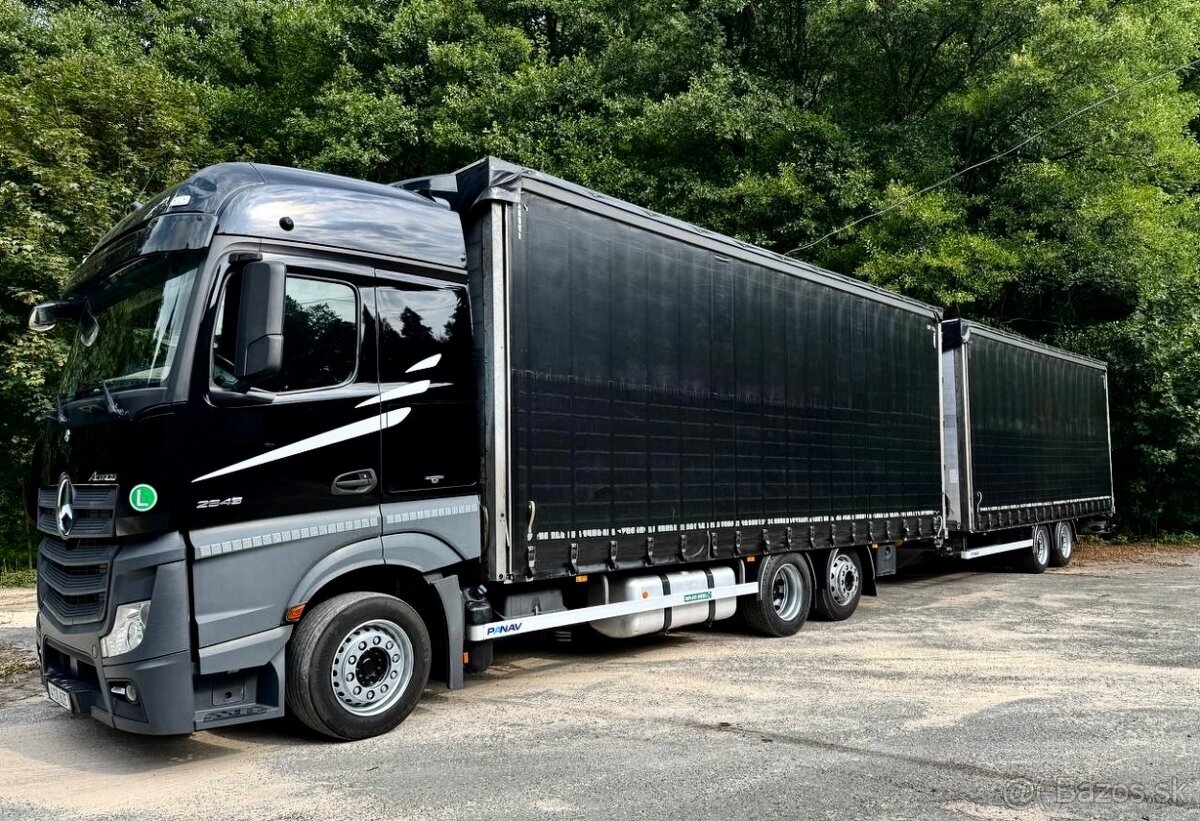 Mercedes-Benz Actros 2545 + Panav tandem 117 m3 2017 r.v.